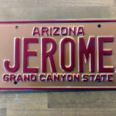 jerome license plate