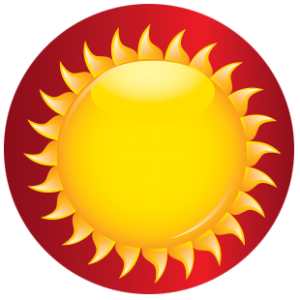 hot sun heat warning
