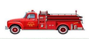 an old classic fire truck